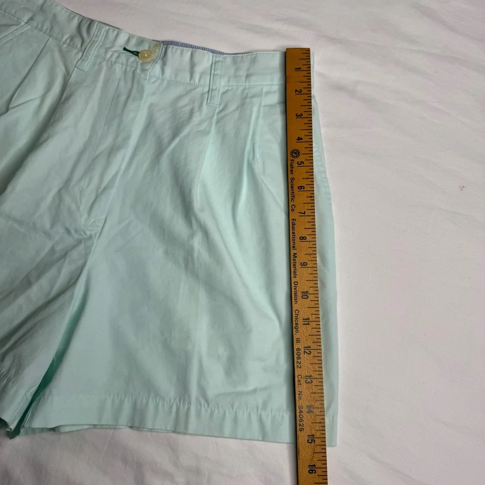 Tommy Hilfiger Mint Green High Waisted 4.5 Inch‎ Inseam Shorts Womens Size 8